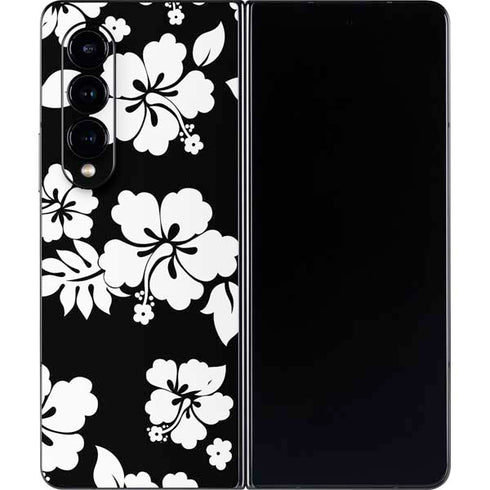 Black and White Galaxy Z Fold4 5G Skin